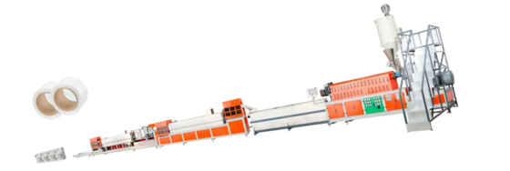 Quality  Automated 150kg/H PP Strap Band Extrusion Line  380V  PP Strapping Production factory