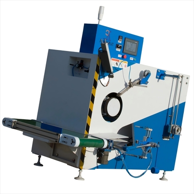 PLC Controlled Automatic Coil Winder Fast Speed Stable For PP Electric Motors