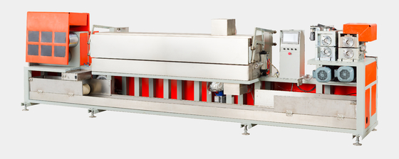 Temperature Control PP Strapping Extrusion Line Synchronized Heavy Duty Two Screw Extruder