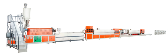 Industrial Strapping Extrusion System 150kg/Hour Packaging Double Screw Extruder