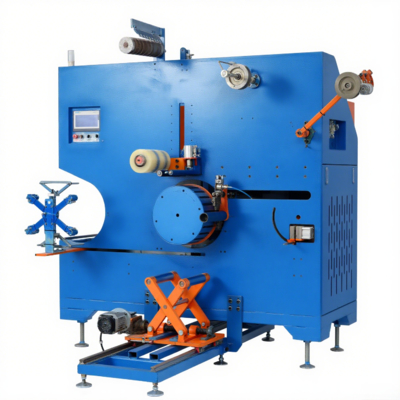Automatic PET Strap Winder 5KW 300MM Paper Tube In Packaging