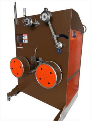 Highly 380V Toroidal Transformer Automatic Bobbin Winding Machine for 9MM-32MM Rewind-up Range and Pet Strap Winders