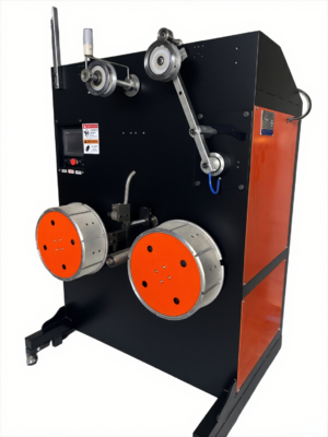 380V Full Automatic Double-Station Pet Strap Ribbon Winding Machine with PLC Control and 800MM Maximum Winding Diameter