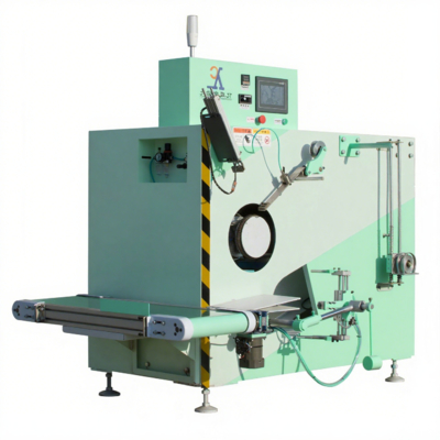 PLC Controlled Automatic Coil Winder Fast Speed Stable For PP Electric Motors
